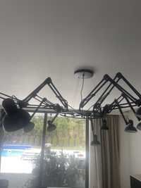 Lampa 12 ramion sufitowa a la pająk  inspirowana Moooi