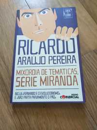 Livro Mixórdia de Temáticas Série Miranda de Ricardo Araújo Pereira