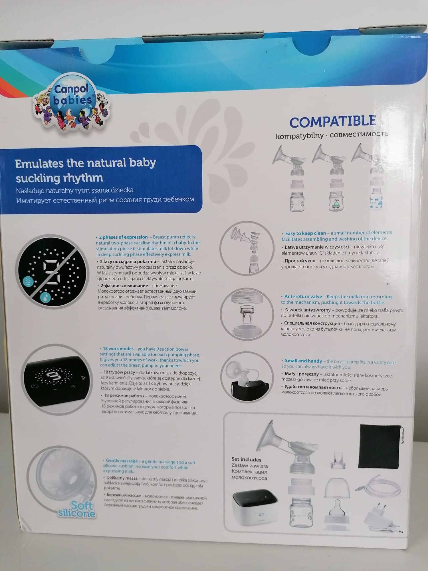 Laktator elektryczny Canpol Babies Easy Natural