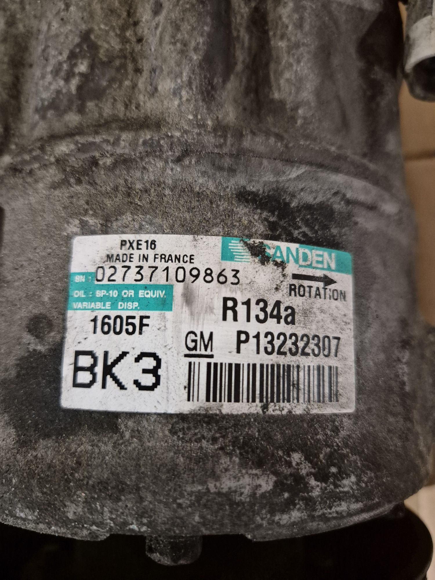 Sprężarka klimatyzacji 2.0 cdti insignia A zafira C astra