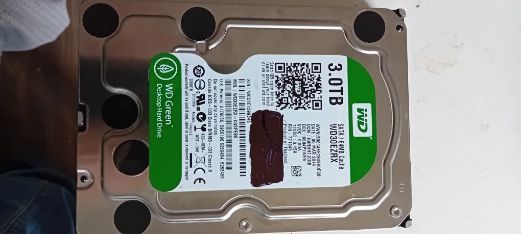 Dysk twardy WD 3 TB SATA 64mb WD30EZRX