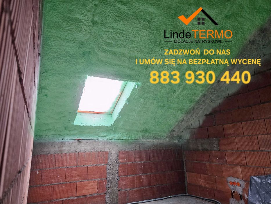 Ocieplanie pianą PUR, izolacje natryskowe, poddasza, pianowanie pianka
