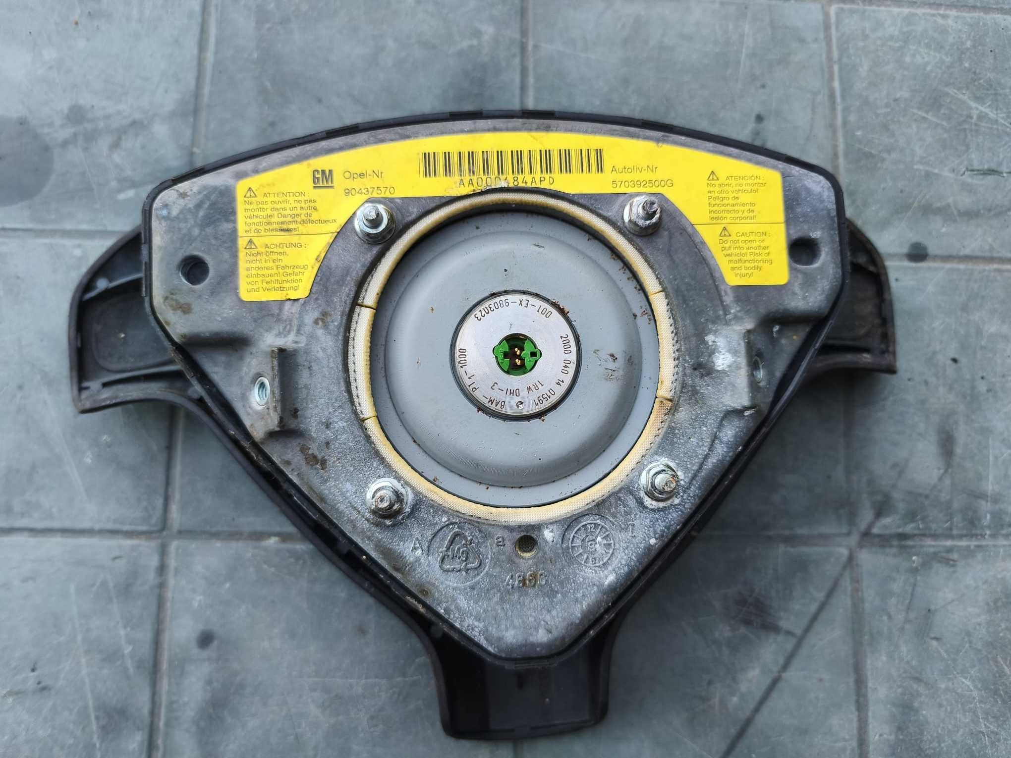 AIRBAG air-bag Opel Astra G (zona buzina sem rasgos)