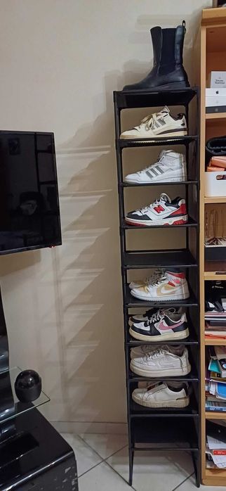 Przechowywanie wysoki 8 półek na ubrania buty przechowywanie