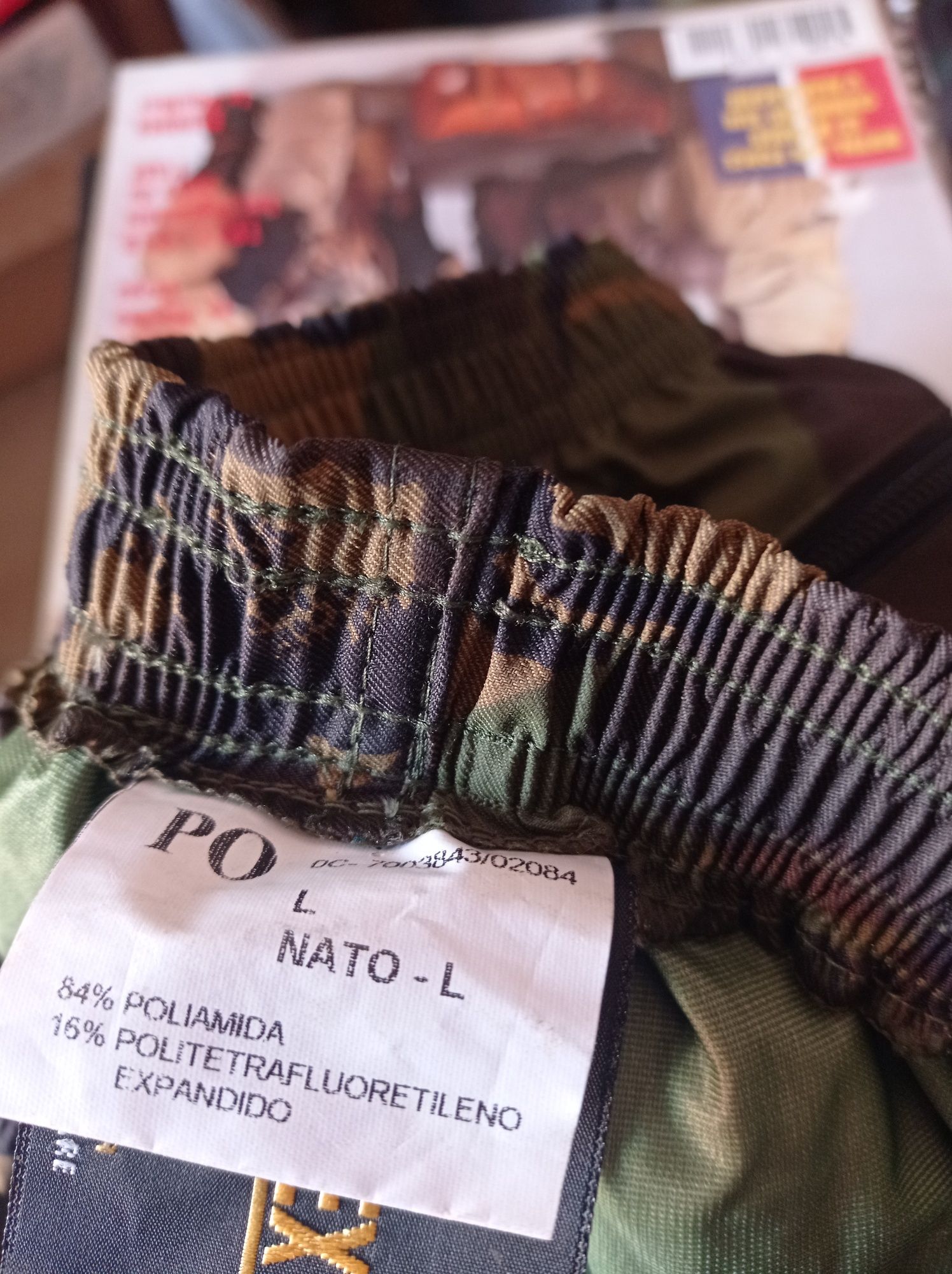 Saco calça da ONU camuflado