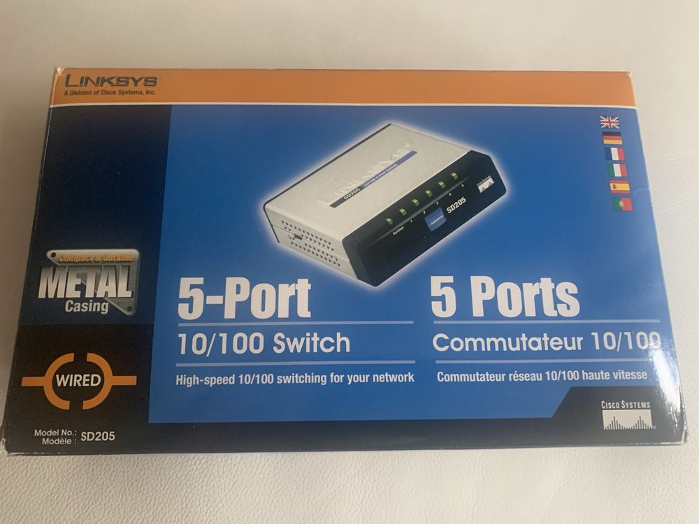 Switch, Linksys Switch Przełącznik 5p SD2005-EU (5x10/100/1000Mbit)