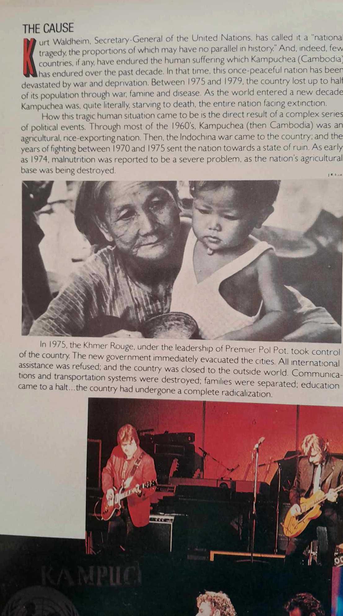 LP duplo Concerts for the People of Kampuchea, 1981  ESTADO IMPECÁVEL
