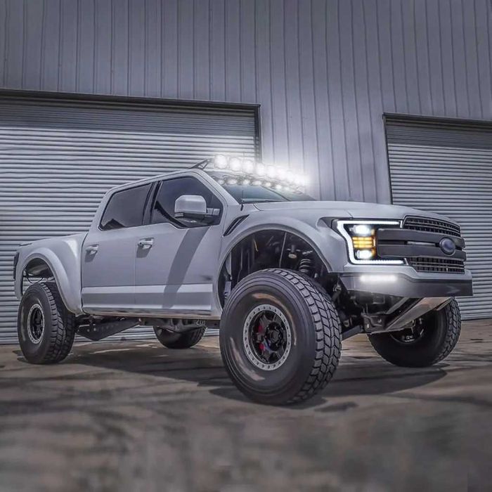 Lampy reflektory przednie przód FORD F150 MK13 r.17-20 Full LED Neon