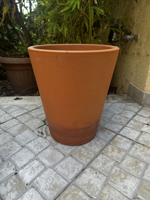 Vaso terracota alto