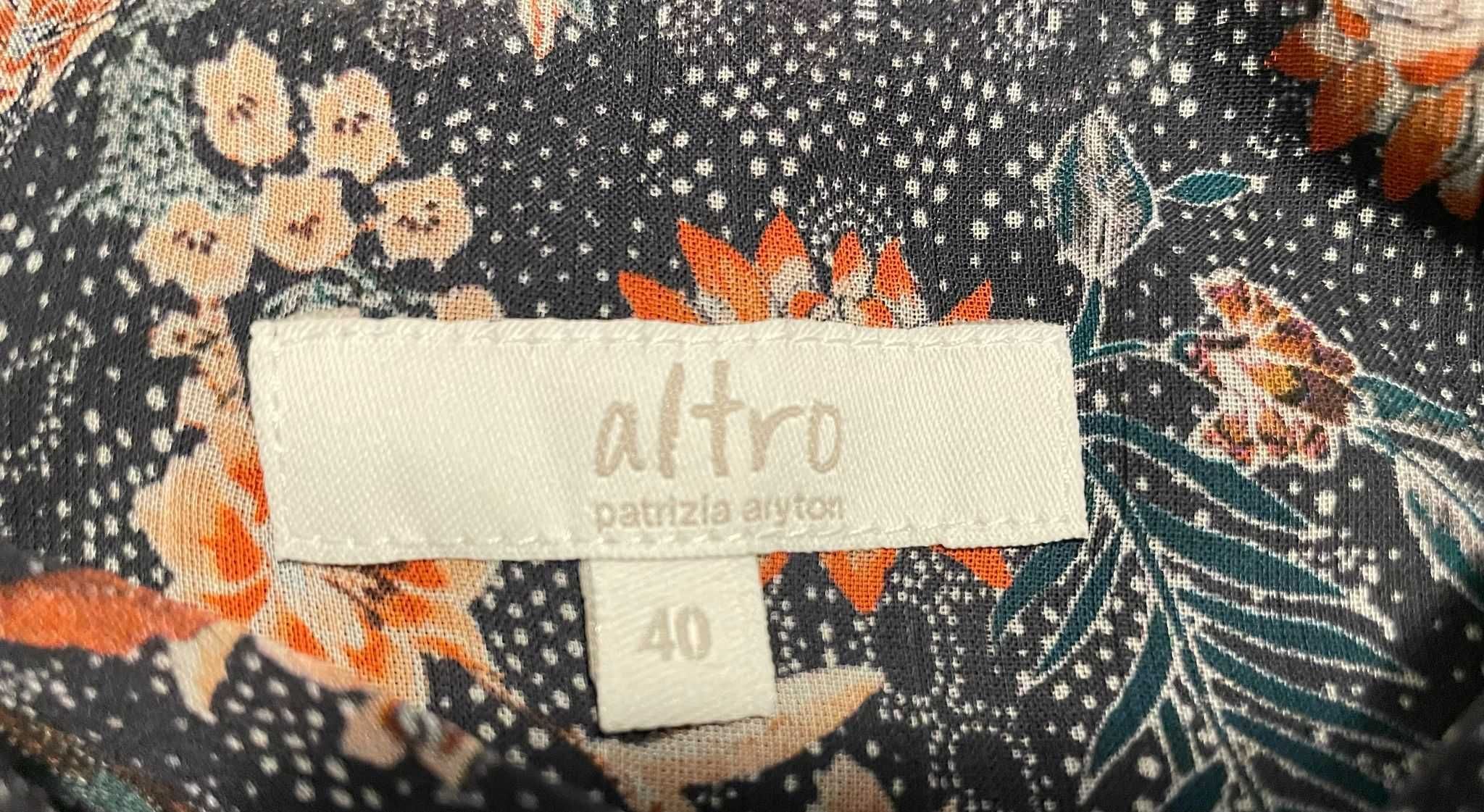 Sukienka Patrizia Aryton 100% rayon + chusta 100% jedwab naturalny.