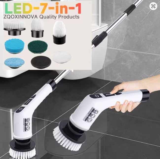 Escova giratória elétrica de limpeza de asoalhos, NOVA!