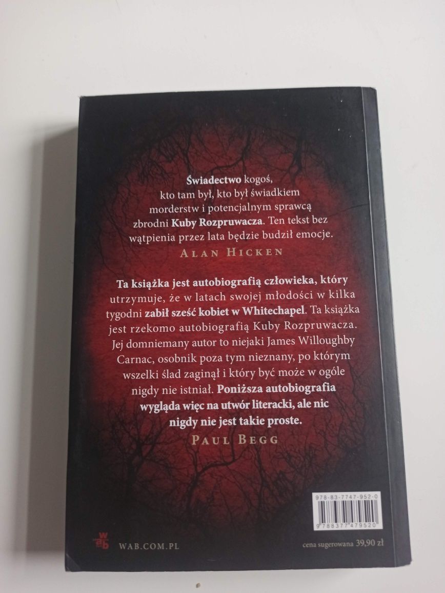 James Carnac - Autobiografia Kuby Rozpruwacza