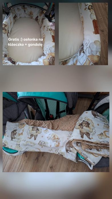 Wózek 3w1 Niebieski