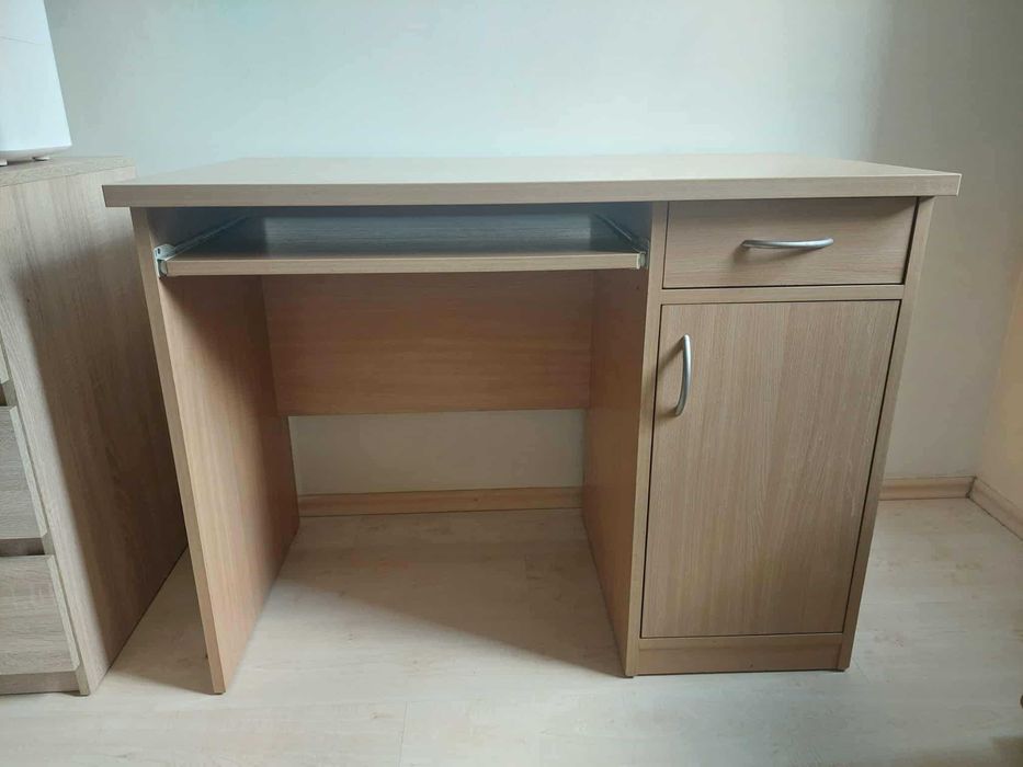 biurko 100 x 55cm, szuflada, szafka