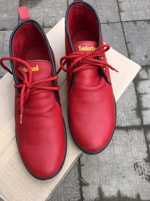 Легенькі шкіряні червоні черевички 42 р. 27.5 см устілка