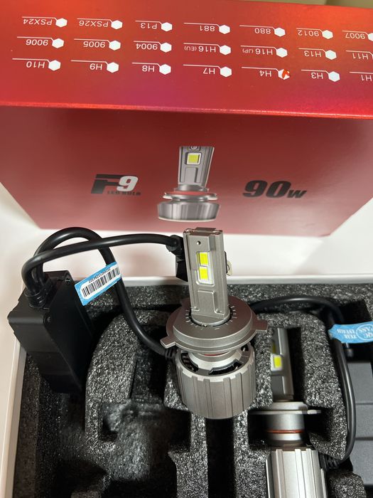 Led Лед F5C F9 Лампы в авто H1 H4 H7 H11 наличие оригинал гарантия