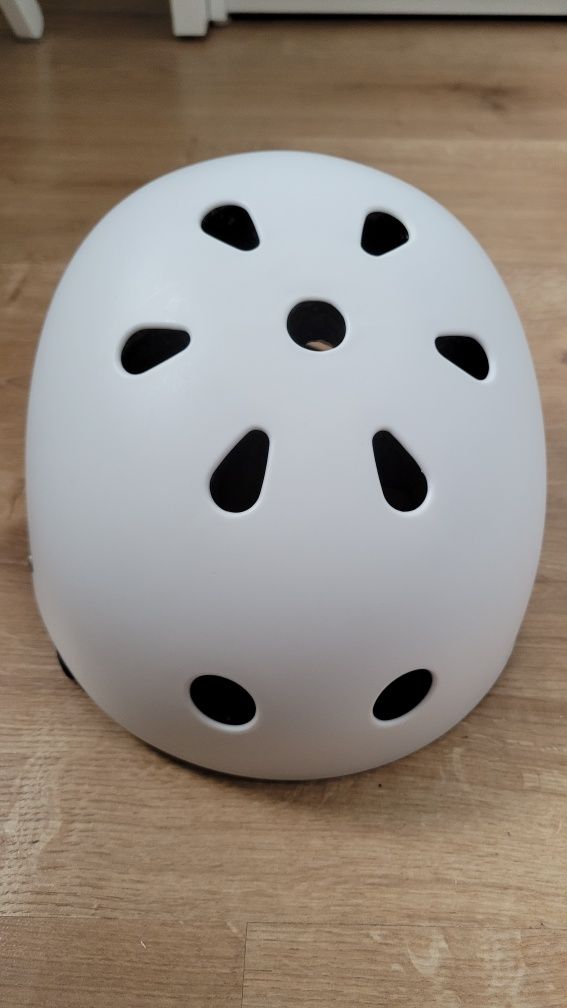Kask rowerowy dla dzieci Lionelo Helmet, S, 50-56 cm, biały