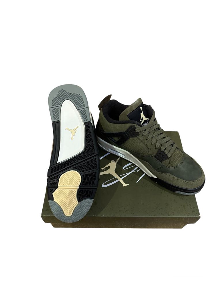 Кросівки :Air Jordan 4 Craft "Olive"  Оригінал