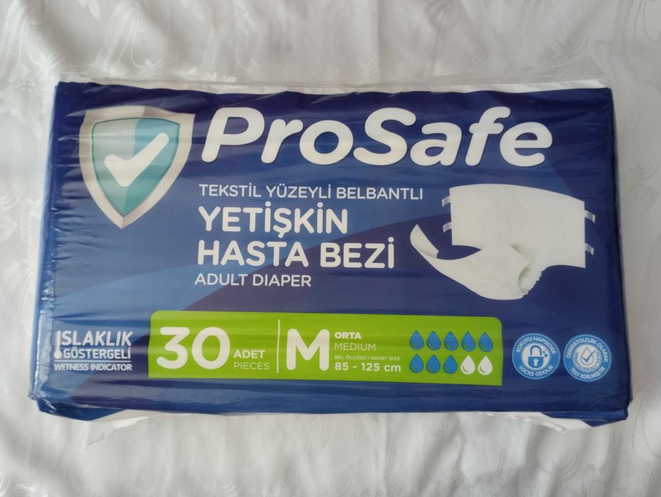 Pampersy Pieluchy ProSafe dla dorosłych. opakowanie 30 szt  rozmiar M
