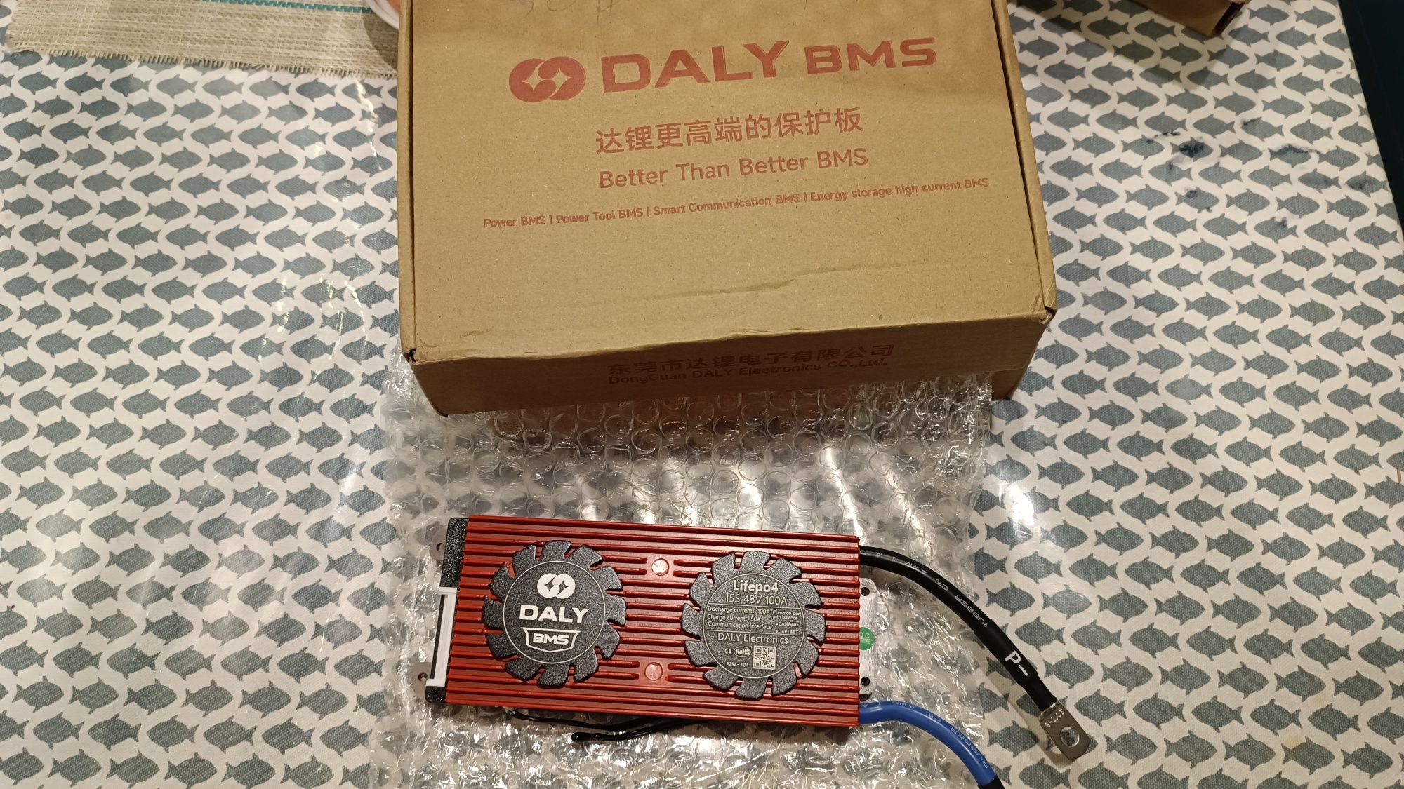 BMS Daly 15S 48V 100A Lifepo4