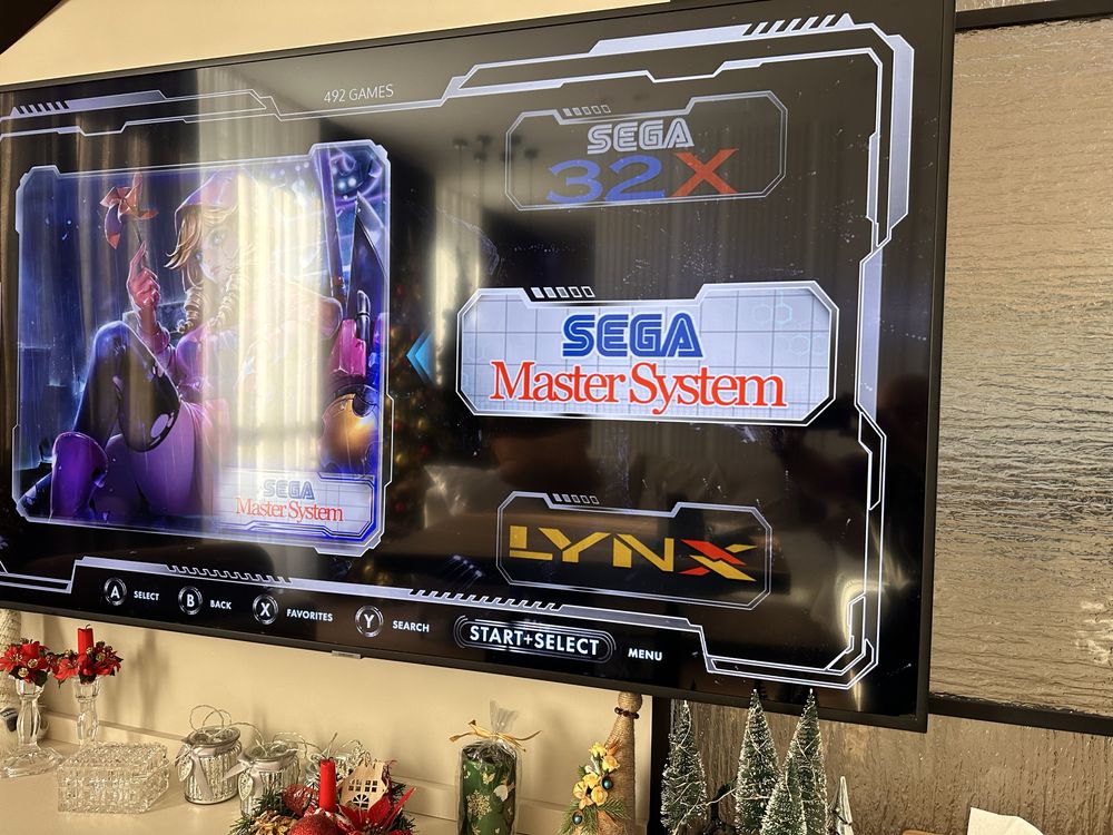 Retro konsola 4k, 55ty gier, ps1, amiga, atari, C64, 2 pady