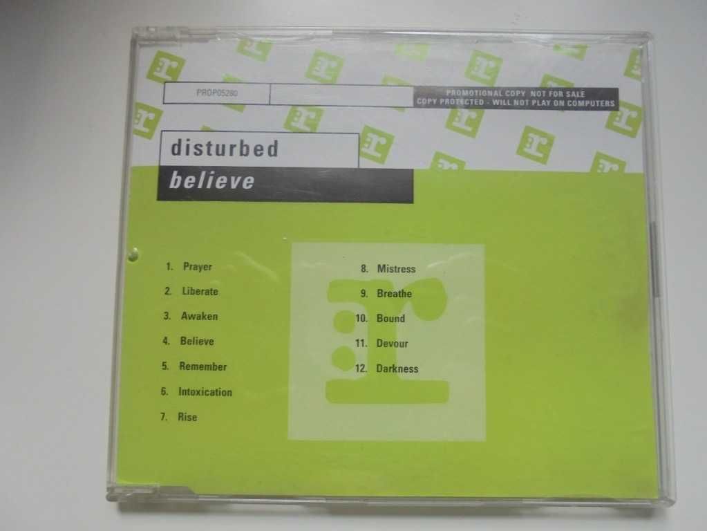 Disturbed - Believe cd
