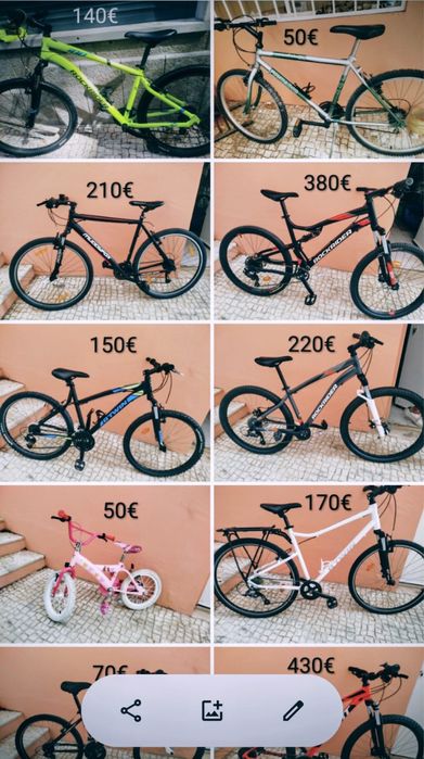 Biciclatas desde 50€ como novas