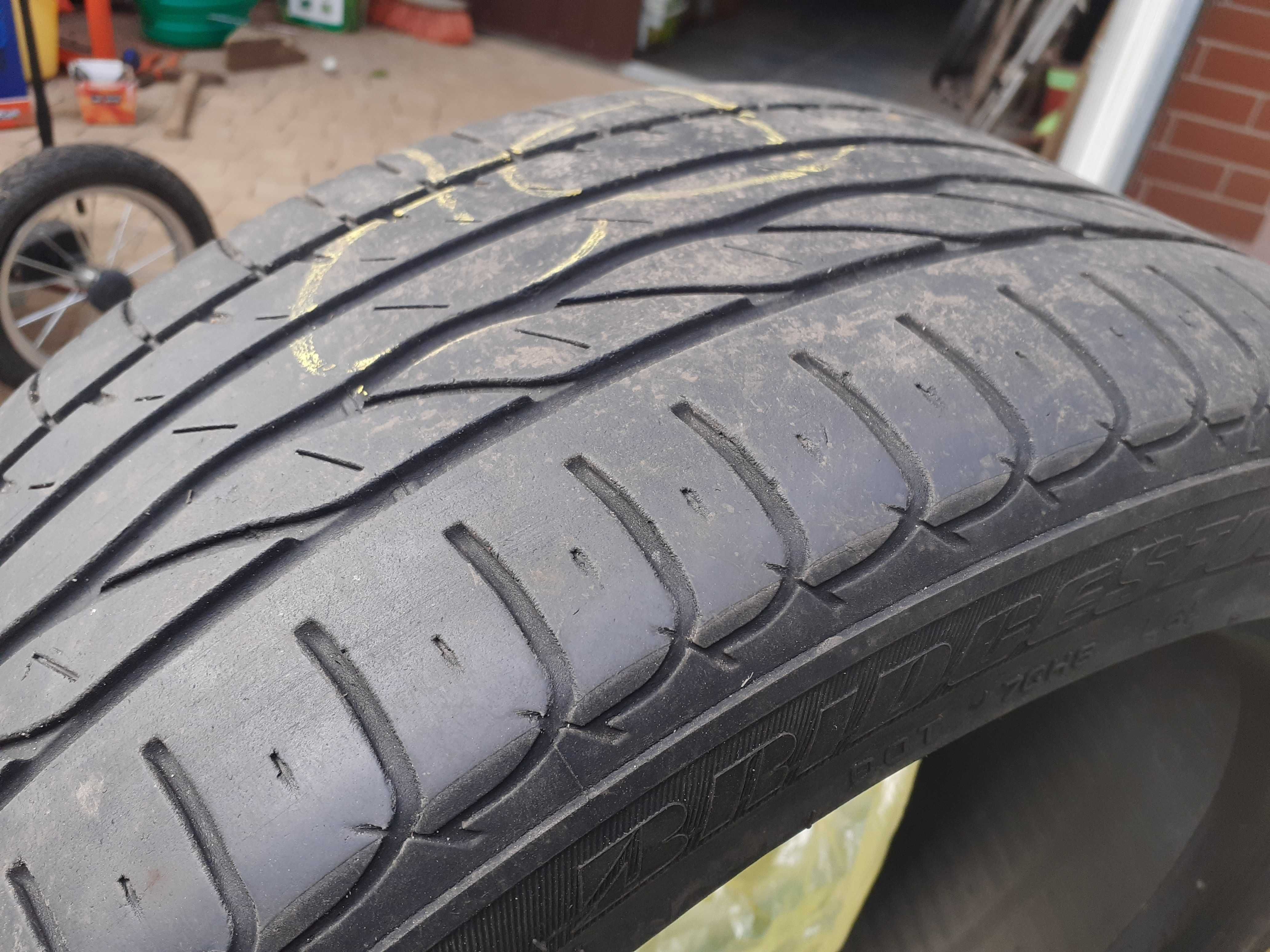 Opony letnie Bridgestone Turanza 225/45 r17, używane 2013