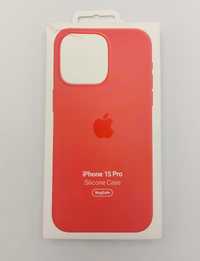 Outlet Plecki Etui Case Silikonowe do IPHONE APPLE 15 PRO Koralowe