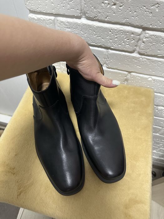 Мужские брендовые челси ботинки Clarks. Новые! Кожа.Оригинал.Р.42