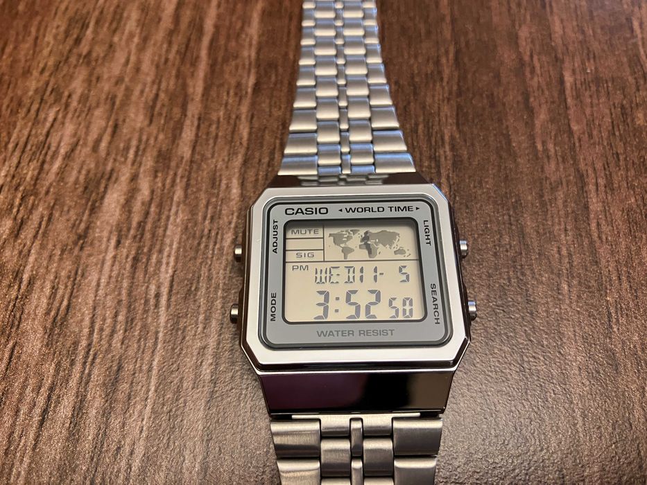Casio A500-WA7 - zegarek cyfrowy, elektroniczny (gwar. do 10.2027 r.)