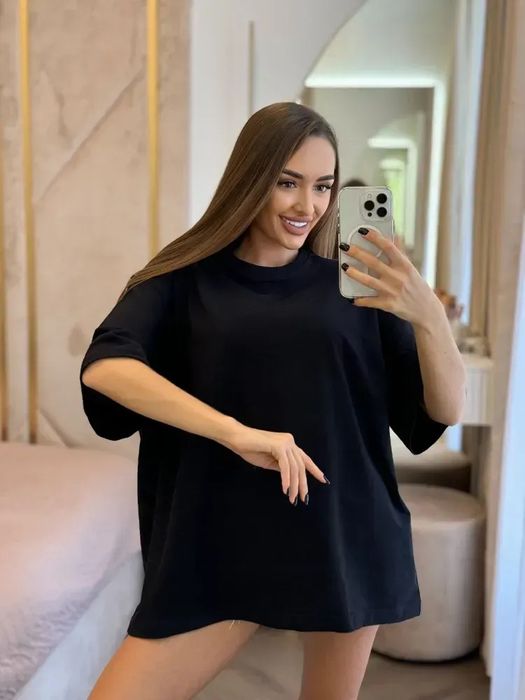 Жіноча футболка оверсайз, петля, 100%бавовна, під принт,вишивку Є ОПТ