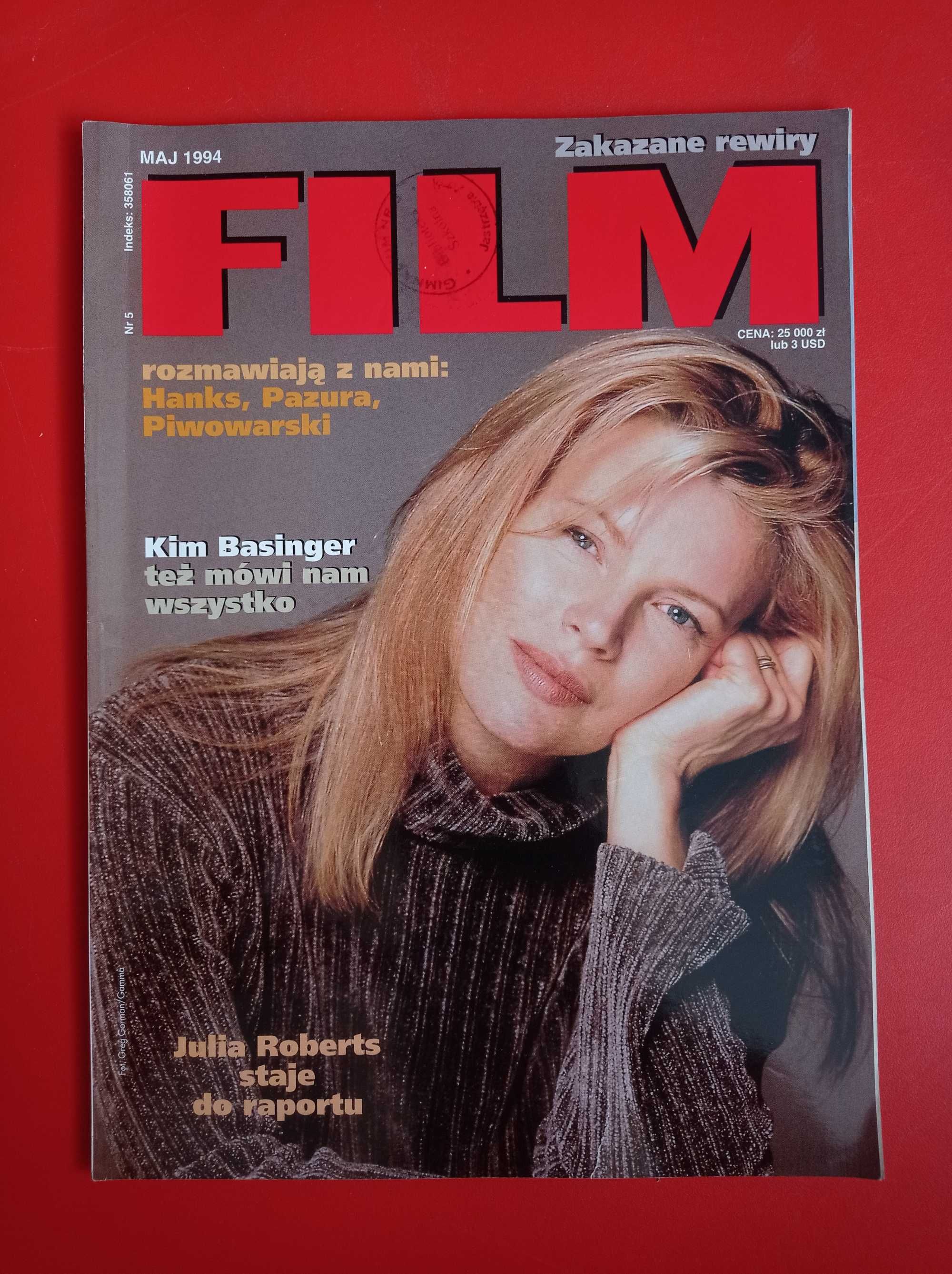 FILM nr 5, maj 1994, okładka: Kim Basinger