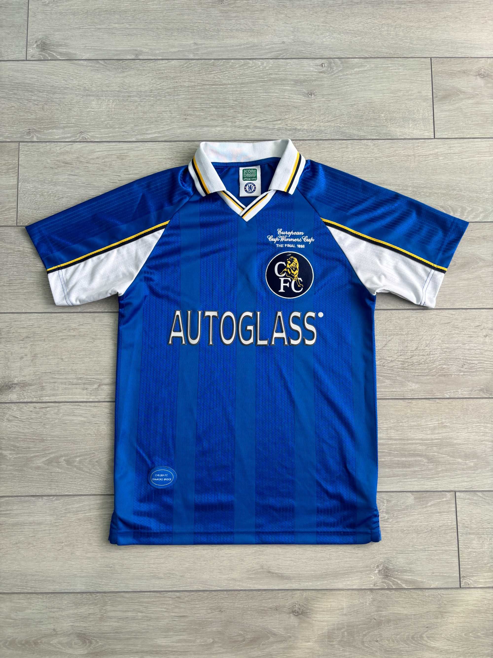 Футбольна Футболка Челсі Chelsea Retro Football Jersey Soccer Shirt S
