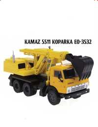 Model Kamaz 5511 Koparka Kultowe Ciężarówki PRL skala 1:43