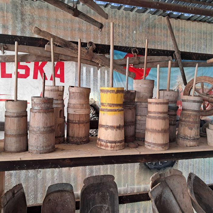 balia metalowa ocynkowana stara szczelna zbiornik donica