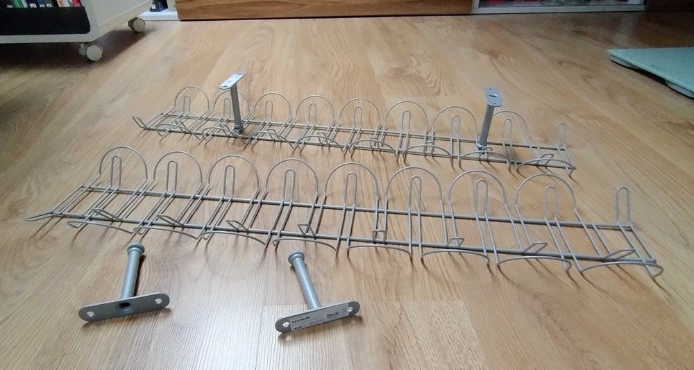 2x Ikea Signum organizer na kable pod biurko