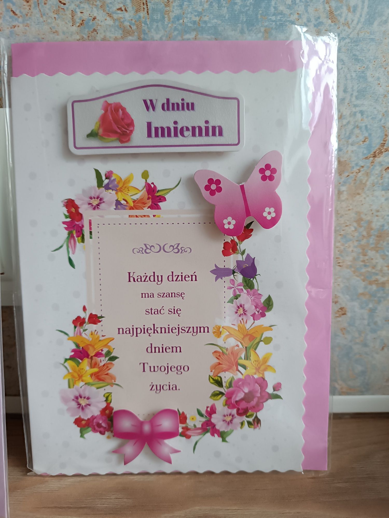 Kartki imieninowe  Podziękowania Gratulację