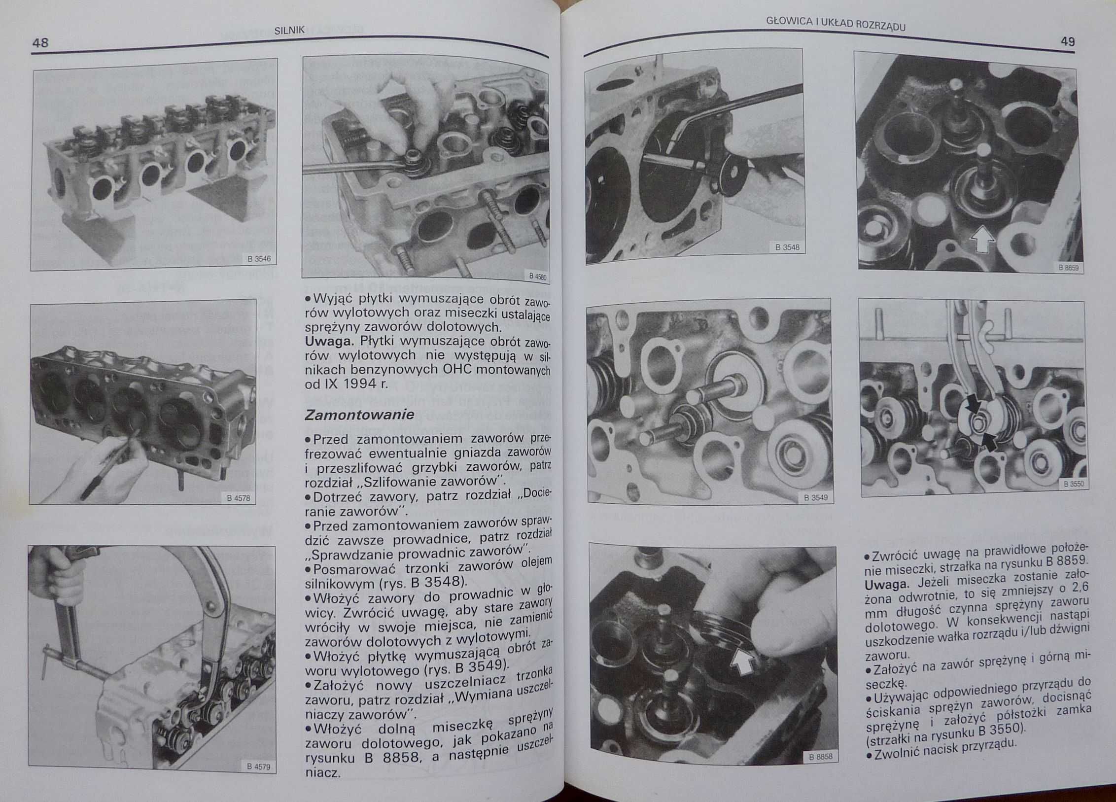 OPEL VECTRA i CALIBRA - Sam naprawiam samochód - H.R. Etzold