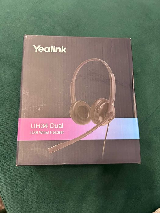 Yealink Słuchawki USB UH34 Lite Dual Teams przewodowe
