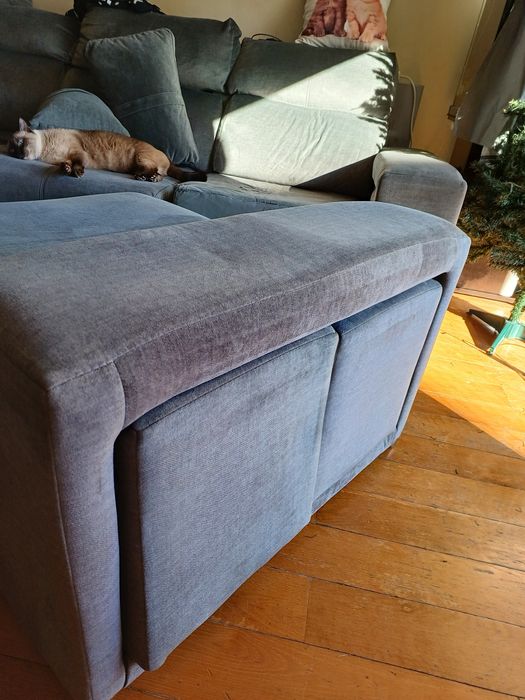 Puff de sofá cinzendo