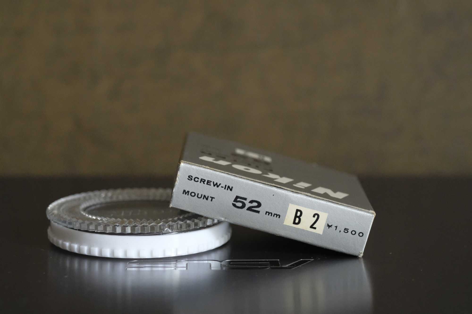 Фильтр Nikon FILTER screw-in mount 52mm A2 B2 оригинал ПЛЕНКА