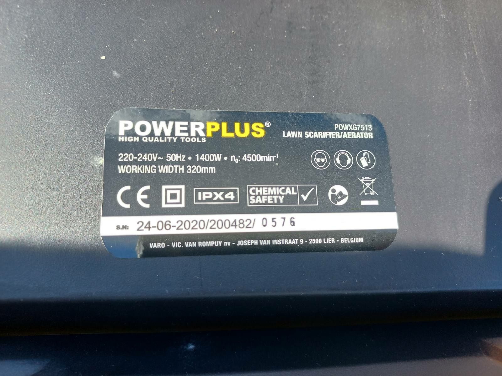 Реаратор скарифікатор powerplus powxg7513