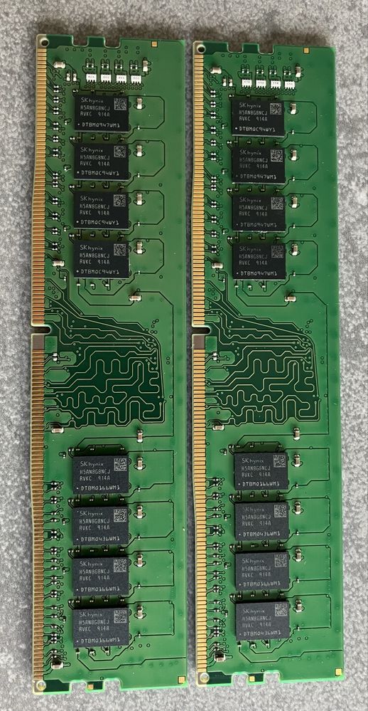 2x16gb ddr4 Kvr24n17d8/16 1.2v