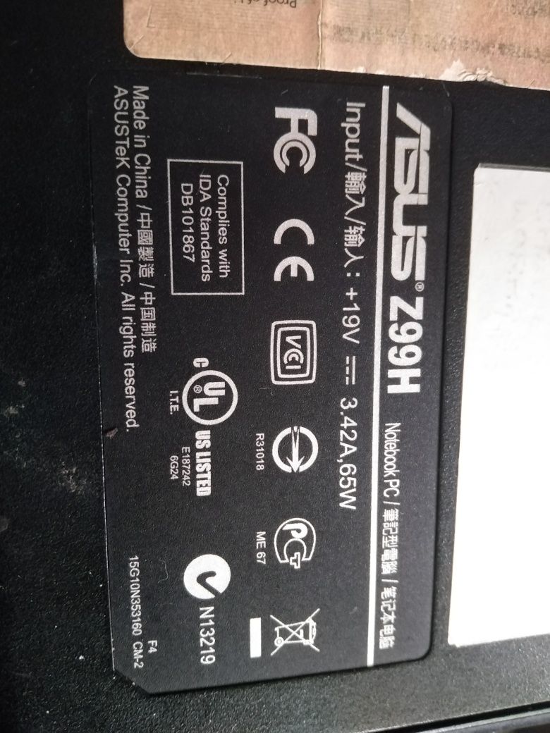 Laptop ASUS Z99H