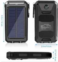 Повербанк Solar Chargeri 10 000 mAh/ Powerbank со встроенным солнечным