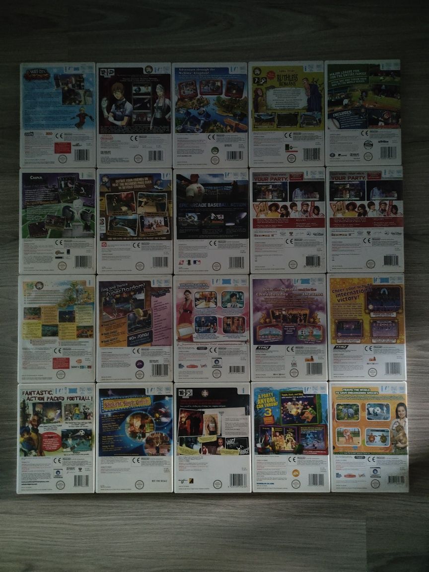Gry Nintendo Wii różne rodzaje i tytuły 15zł/szt.
