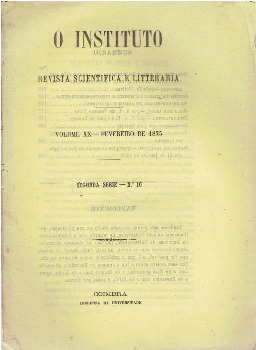 1012 -O Instituto- Revista Scientifica e Litterária