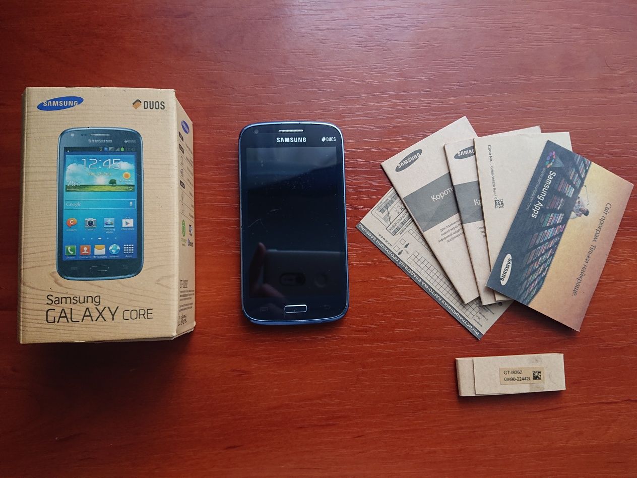 Телефон Samsung Galaxy Core Duos I8262 Metallic Blue