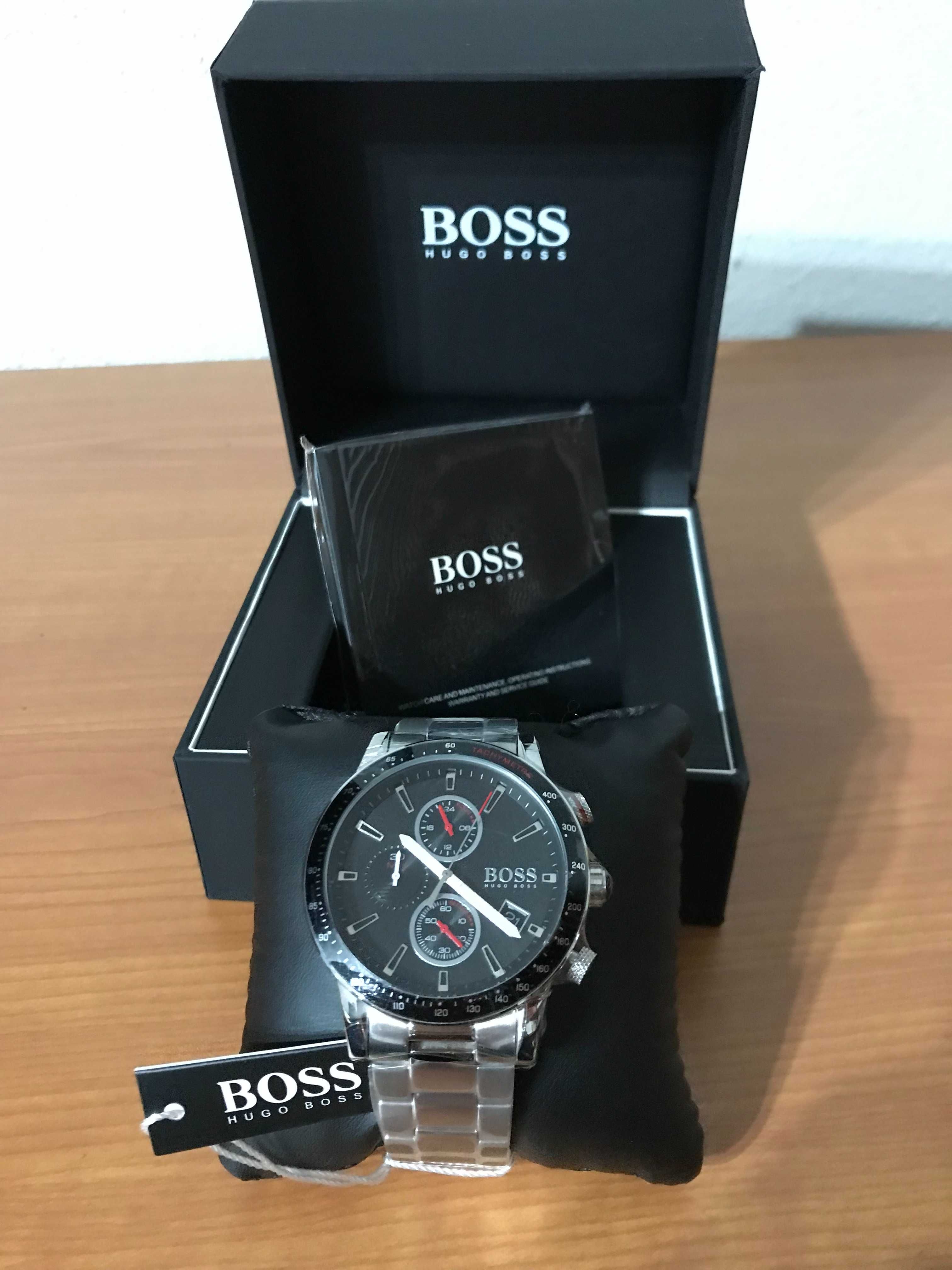 Relógio Hugo Boss Prateado & Preto